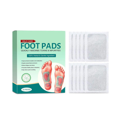 100% 🥉 Pure Sole Herbal & Gentle Ingredient Detox Foot Pads Buy 10 Get 10 Free (Pack of 20)